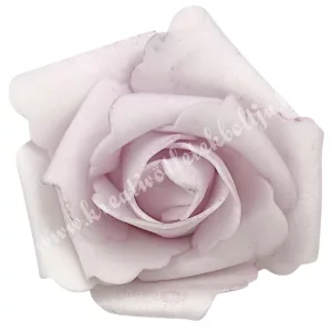 Polifoam rózsa, 6x5 cm, 75., világoslila