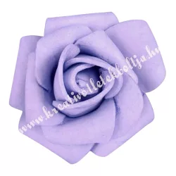 Polifoam rózsa, 3,5x2,5 cm, 42., világoslila
