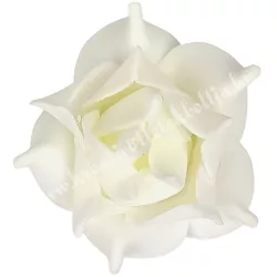 Polifoam rózsa, 3,5x2,5 cm, 40., krém