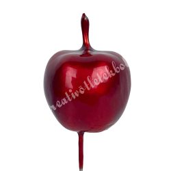 Betűzős alma, piros, 3,3x4 cm