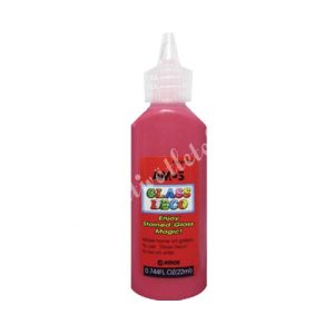 Amos üvegmatricafesték, piros, 22 ml