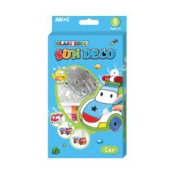   Amos üvegmatricafesték készlet, 6X10,5ML+6 járműves fényvarázsforma