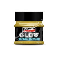 Pentart glow glitter gél, 50 ml