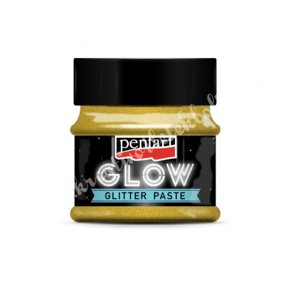 Pentart glow glitter gél, 50 ml