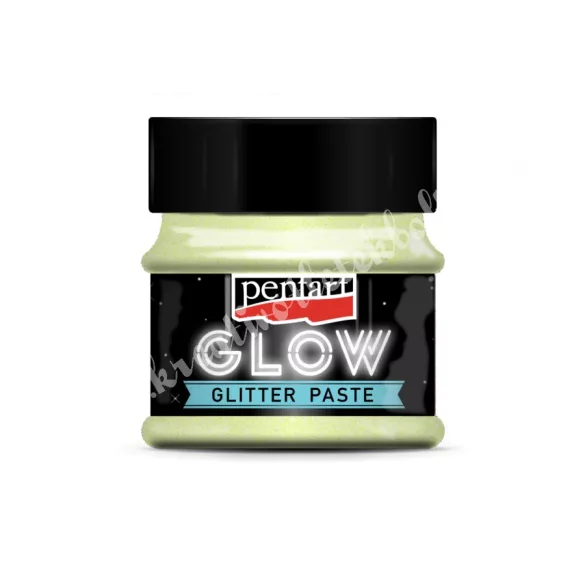 Pentart glow glitter gél, 50 ml