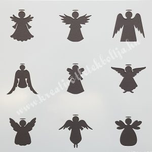 Stencil 4., 25x25 cm 