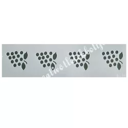 Stencil 91., szőlő, 20x6 cm
