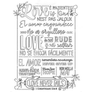 Lágy PVC öntőforma, Love never fails, A5