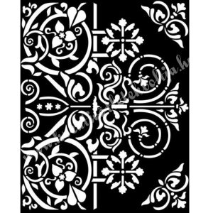 Stencil 325., Ornamentika, 20x25 cm