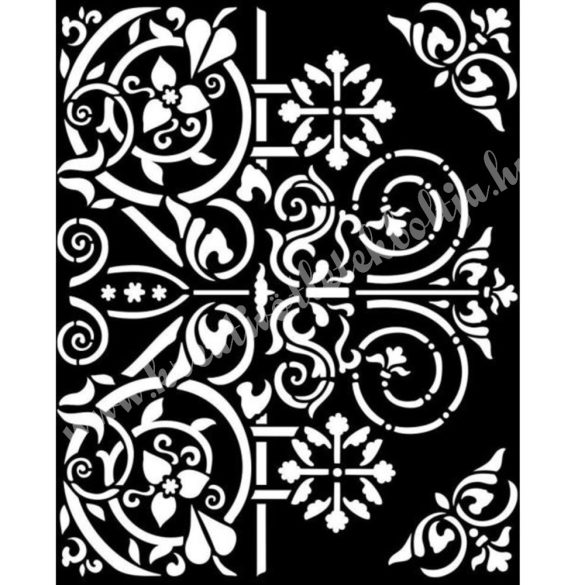 Stencil 325., Ornamentika, 20x25 cm