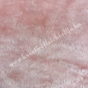 Rövid szőrű műszőr, púder rózsaszín, 10x150 cm
