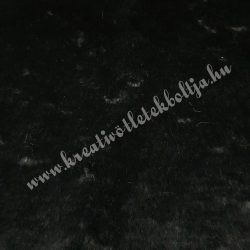Rövid szőrű műszőr, fekete, 10x150 cm