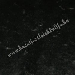 Rövid szőrű műszőr, fekete, 10x150 cm