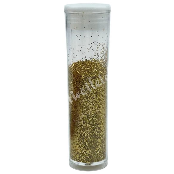 Mini csillámpor, barokkarany, kb. 8 ml
