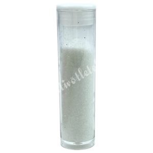 Mini csillámpor fehér, kb. 8 ml