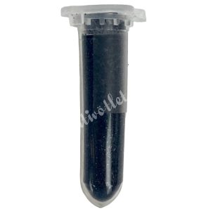 Mini csillámpor, fekete, kb. 2 ml