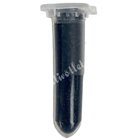 Mini csillámpor, fekete, kb. 2 ml