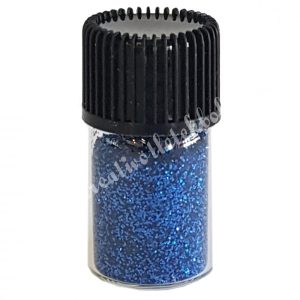 Mini csillámpor kék, kb. 1,5 gr/darab