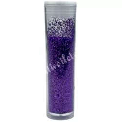 Mini csillámpor, lila, kb. 8 ml