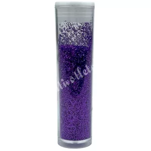 Mini csillámpor, lila, kb. 8 ml