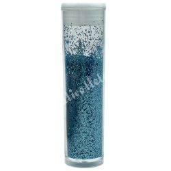 Mini csillámpor, világoskék, kb. 8 ml
