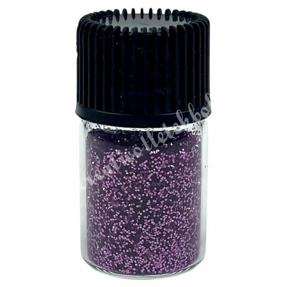 Mini csillámpor világoslila, kb. 1,5 gr/darab