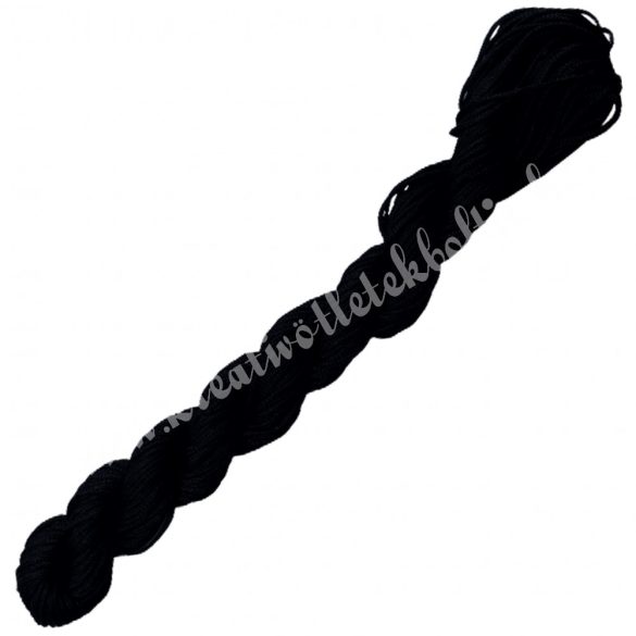 Nylon zsinór, 1 mm, fekete, 24 m/tekercs