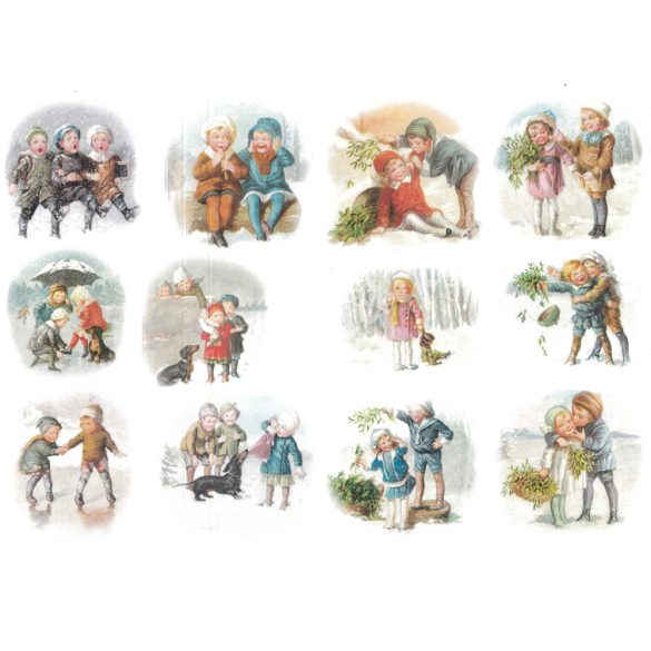 Rizspapír, gyerekek, A4 (R1003) 