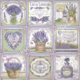 Scrapbook papír, Eau de lavande, 31,5x30 cm