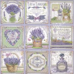 Scrapbook papír, Eau de lavande, 31,5x30 cm