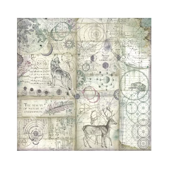 Scrapbook papír, Évgyűrű, 30,5x30,5 cm