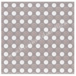 Scrapbook papír, Virágok körkeretekben, 30,5x30,5 cm