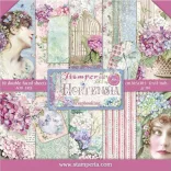 Scrapbook tömb, Hortenzia, 30,5x30,5 cm, 10 db/csomag