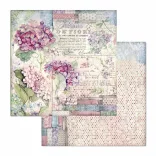 Scrapbook tömb, Hortenzia, 30,5x30,5 cm, 10 db/csomag