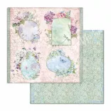 Scrapbook tömb, Hortenzia, 30,5x30,5 cm, 10 db/csomag