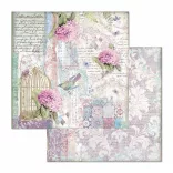 Scrapbook tömb, Hortenzia, 30,5x30,5 cm, 10 db/csomag