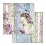 Scrapbook tömb, Hortenzia, 30,5x30,5 cm, 10 db/csomag