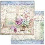 Scrapbook tömb, Hortenzia, 30,5x30,5 cm, 10 db/csomag