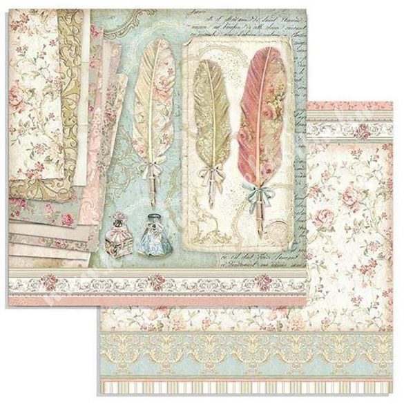 Scrapbook tömb, Hercegnő, 30,5x30,5 cm, 10 db/csomag