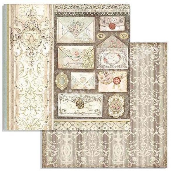 Scrapbook tömb, Hercegnő, 30,5x30,5 cm, 10 db/csomag