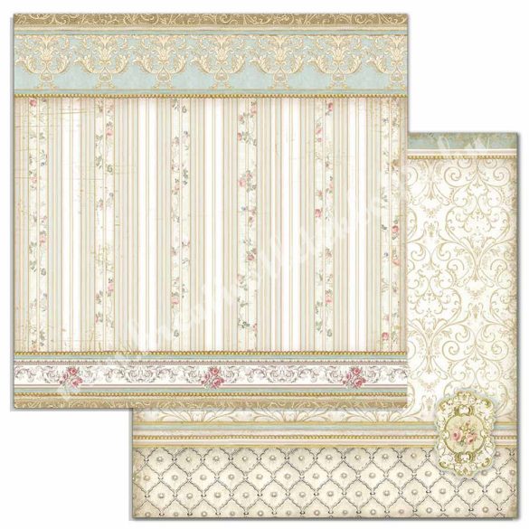 Scrapbook tömb, Hercegnő, 30,5x30,5 cm, 10 db/csomag