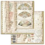 Scrapbook tömb, Hercegnő, 30,5x30,5 cm, 10 db/csomag