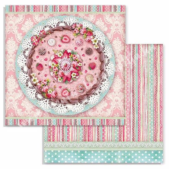 Scrapbook tömb, Sütik, 30,5x30,5 cm, 10 db/csomag