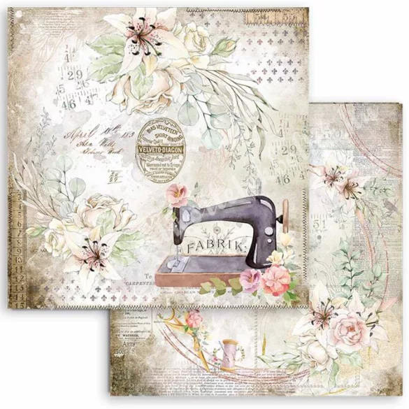 Scrapbook tömb, Szálak, 30,5x30,5 cm, 10 db/csomag