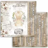 Scrapbook tömb, Szálak, 30,5x30,5 cm, 10 db/csomag