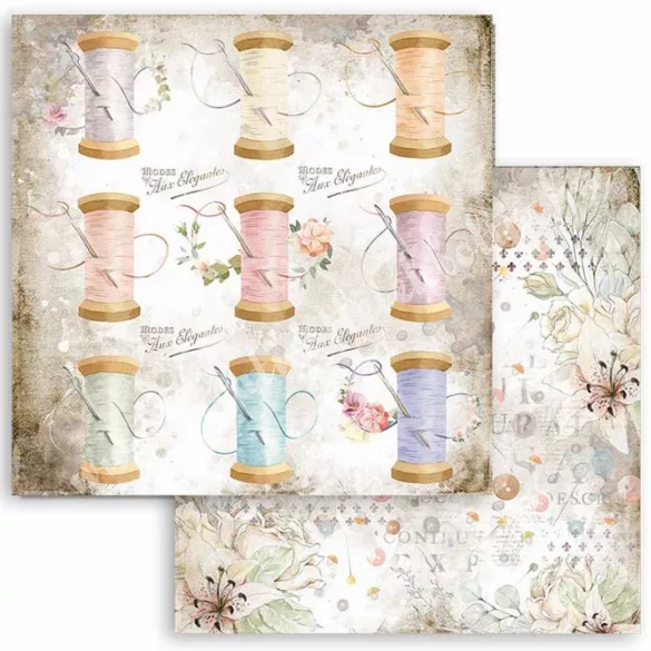 Scrapbook tömb, Szálak, 30,5x30,5 cm, 10 db/csomag