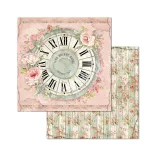 Scrapbook tömb, Rózsák háza, 20,3x20,3 cm, 10 db/csomag