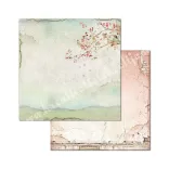 Scrapbook tömb, Rózsák háza, 20,3x20,3 cm, 10 db/csomag