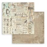 Scrapbook tömb, Hátterek, 20,3x20,3 cm, 10 db/csomag