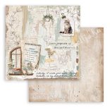 Scrapbook tömb, titkos napló, 20,3x20,3 cm, 10 db/csomag